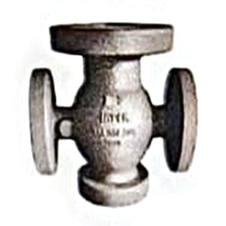 Flanged Globe Body — investment casting sample